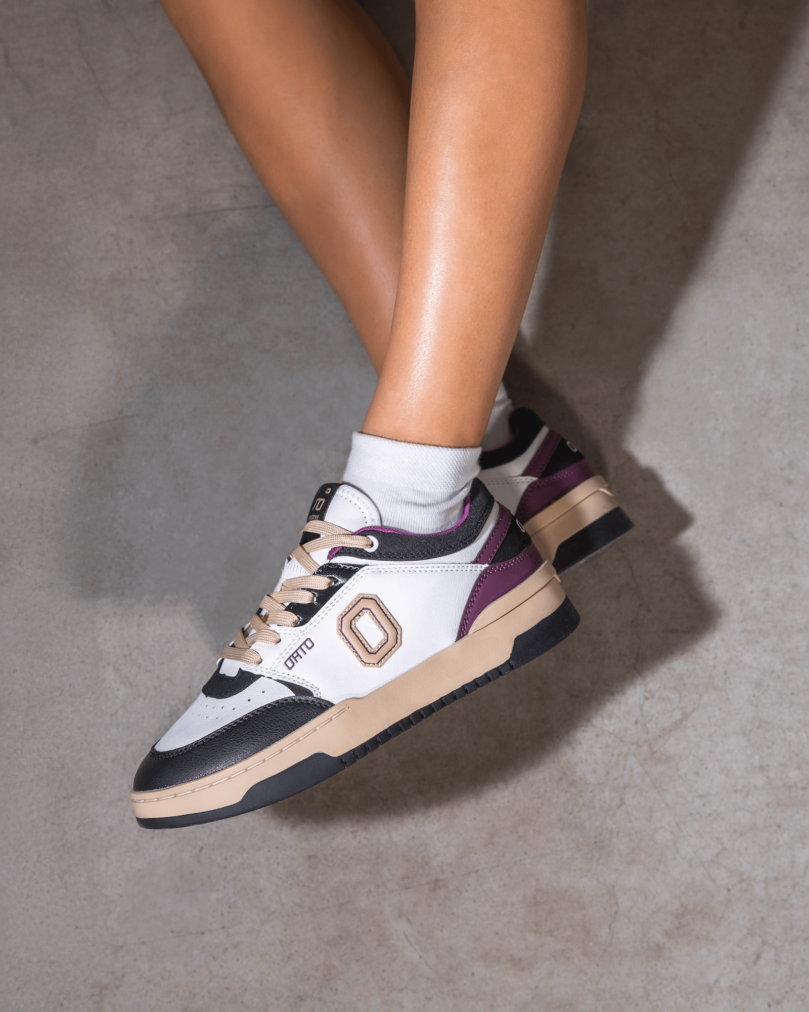 Purple White & Black (W)